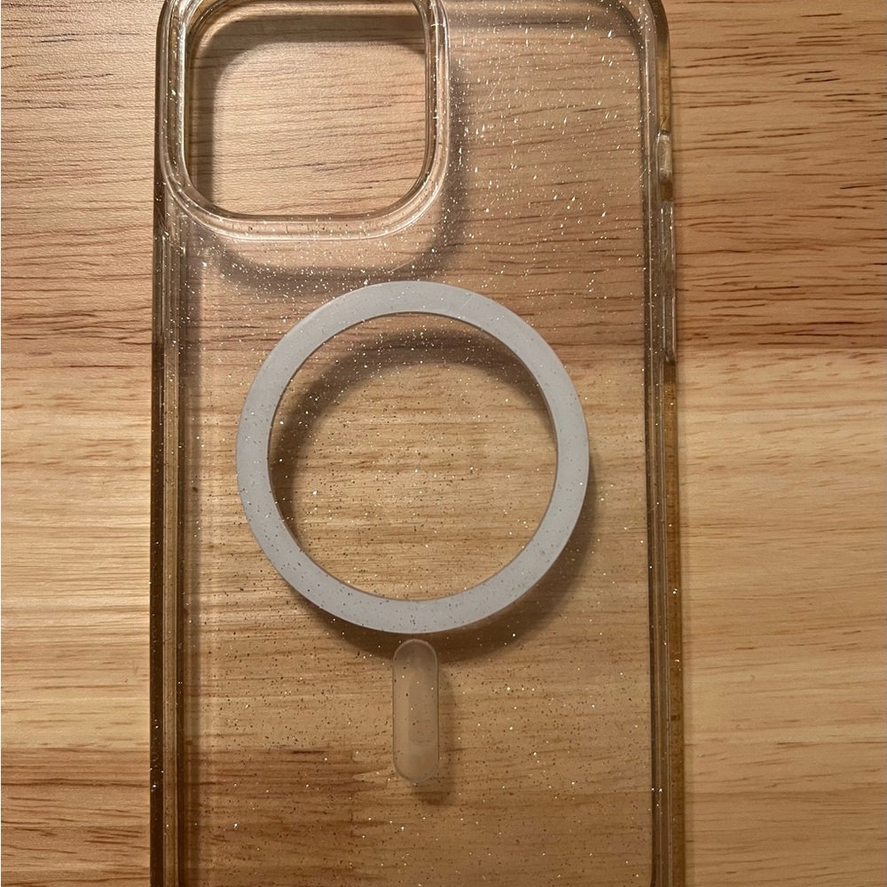 Gray and Silver Slim Phone Case with MagSafe Compatibility
